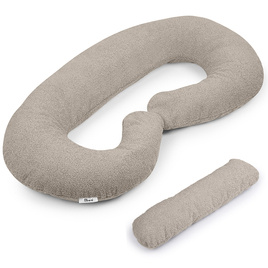 Maternity pillow type C - Teddy collection - grey