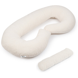 Maternity pillow type C - Teddy collection - light beige