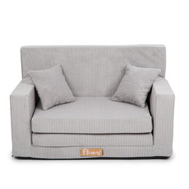 Personalized kids' foldable couch - grey