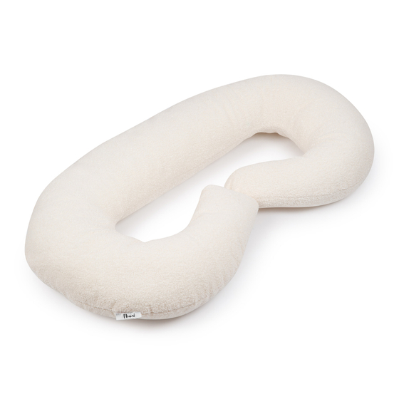 Maternity pillow type C - Teddy collection - light beige