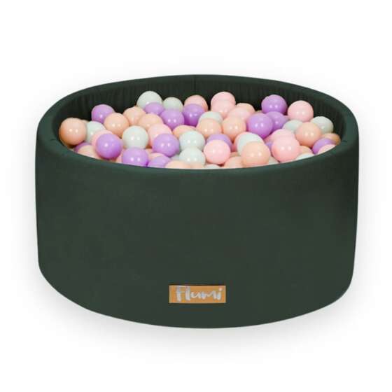 Personalized Ball Pit dark green+ 200 Balls