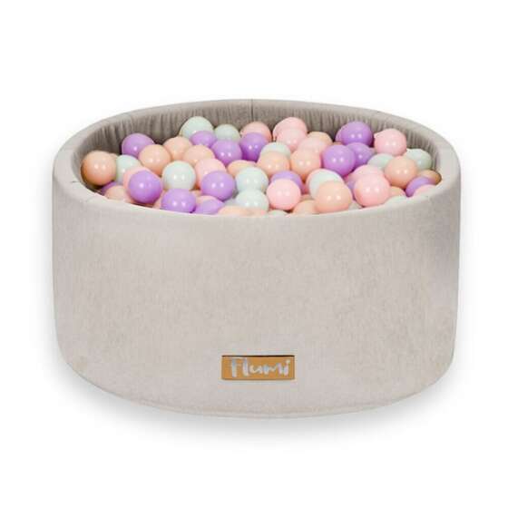 Personalized Ball Pit light grey + 200 Balls