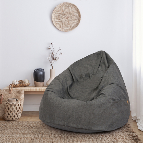 Sako bag pouffe xxl- dark grey