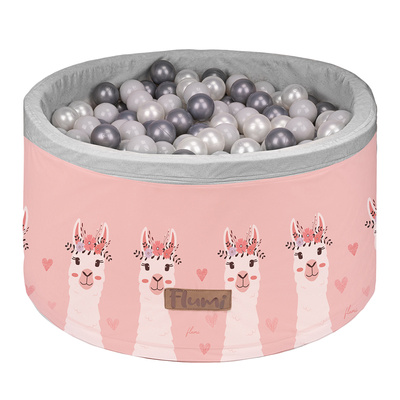  Personalisierte Bällebad Baby Bällepool Kinder mit 200 Bällebad Bälle Lamas