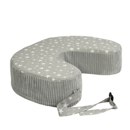 Feeding pillow - pink with white dots