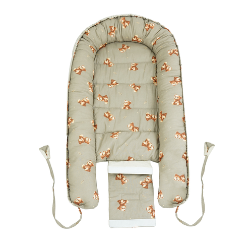 Personalized kids' foldable couch - beige