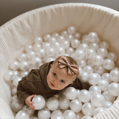 Bällebad Bälle / Grauer Teddy