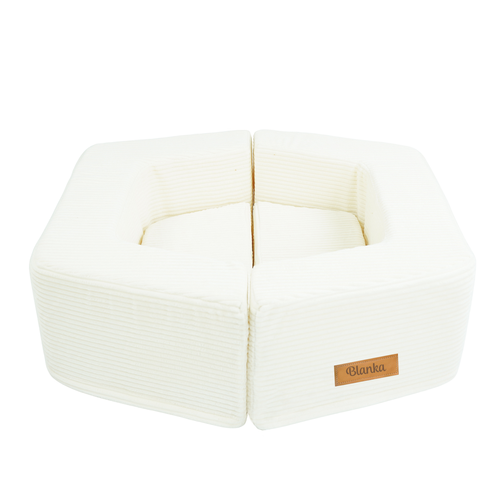Personalized kids' foldable couch - beige