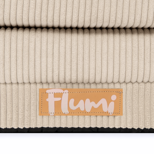 Personalized kids' foldable couch - beige