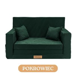 Personalized kids' foldable couch - beige