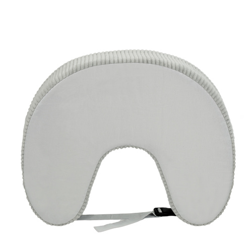 Feeding pillow - pink with white dots