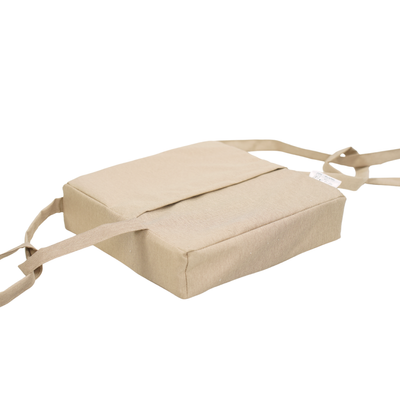 Fütterungskissen - rosa mit weißen Tupfen