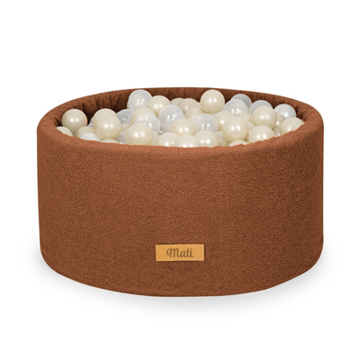 Personalized Ball Pit chocolate Teddy + 200 Balls