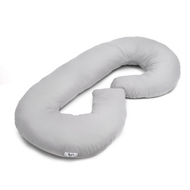 Maternity pillow type C light grey