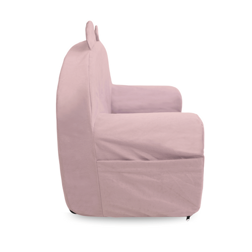 Personalisierte Schaumstoff Sessel für Kinder Pulver rosa