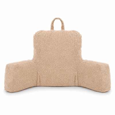 Flumi Rückenlehne Lesekissen für Erwachsene mit Armlehnen und Taschen - Bouce beige