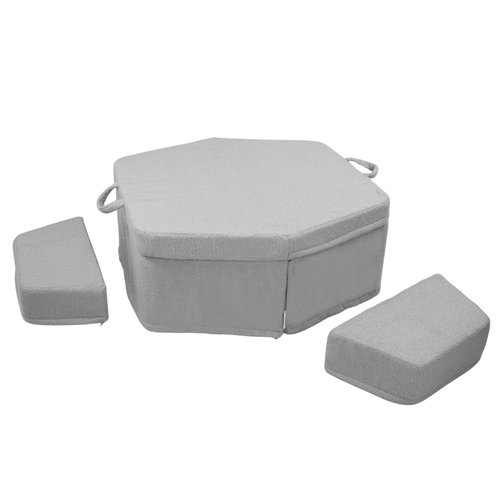 Personalized kids' foldable couch - beige