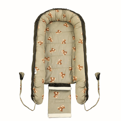 Personalized kids' foldable couch - beige