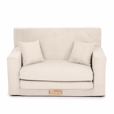 Personalized kids' foldable couch - beige