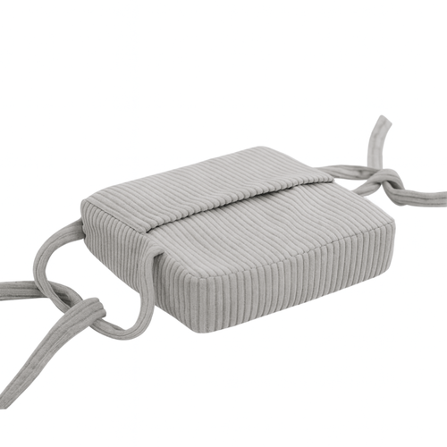 Fütterungskissen - rosa mit weißen Tupfen