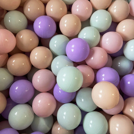 Set of 200 balls for Ball Pit purple- mint - peach