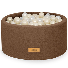 Personalized Ball Pit chocolate Teddy + 200 Balls