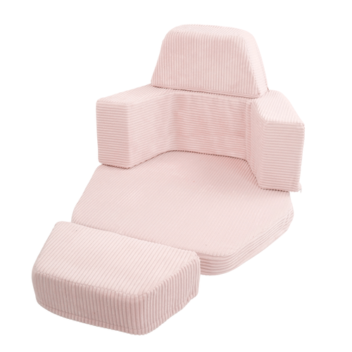 Personalized kids' foldable couch - beige