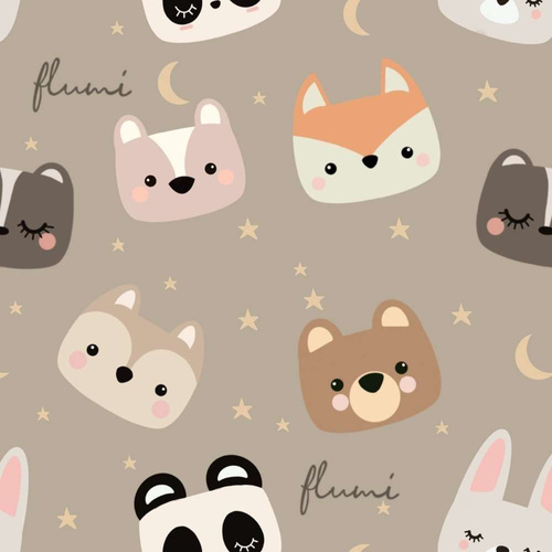 Personalisierte Bällebad Baby Bällepool Kinder 90x40cm mit 200 Bällebad Bälle Beige + Bären