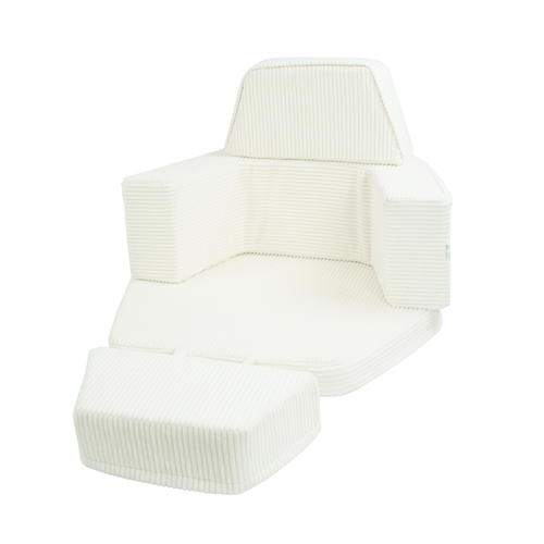 Personalized kids' foldable couch - beige