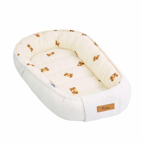 Personalized kids' foldable couch - beige