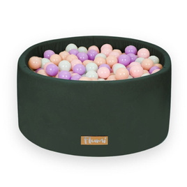 Personalized Ball Pit dark green+ 200 Balls