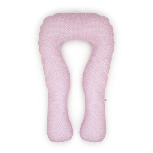 Pregnancy pillow navy blue with white U type pink