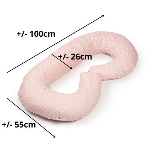 Maternity pillow type C pink