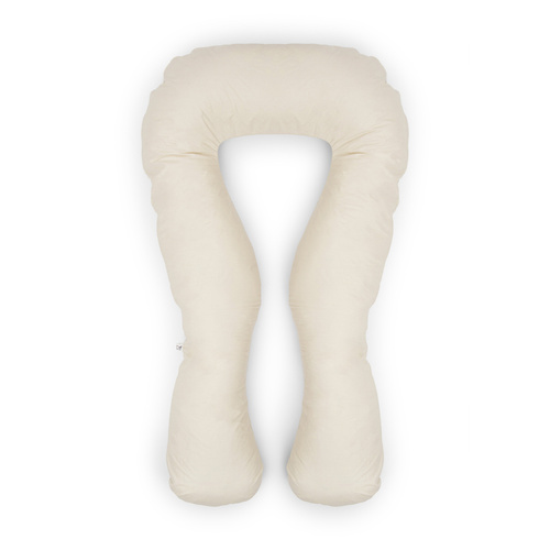 Schwangerschaft Kissen marineblau mit weißen U-Typ beige