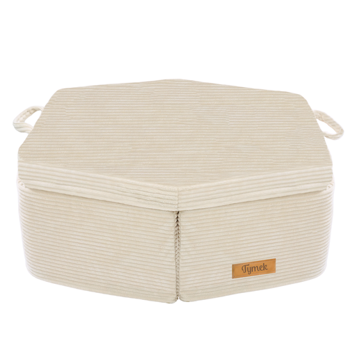 Personalized kids' foldable couch - beige