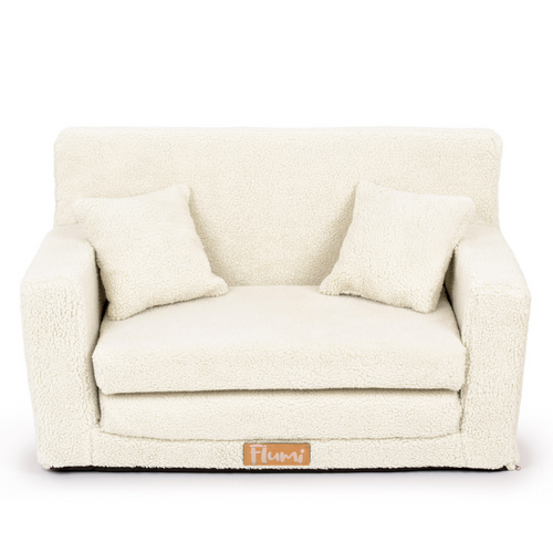 Personalisierte faltbare Kinderliege Teddybären hellbeige