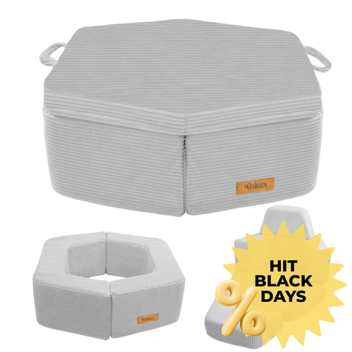 Personalisierter faltbarer Kinder - beige