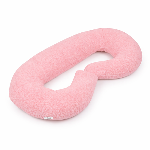 Umstandskissen Typ C - Teddy Kollektion - dunkelbeige