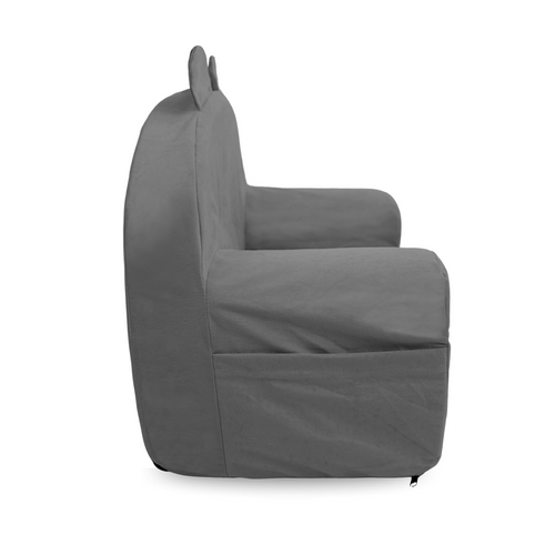 Personalisierter Schaumstoffsessel für Kinder grau