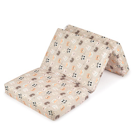 Foldable children's mattress 120x60 with cover -bears