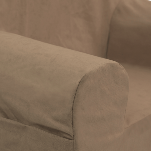 Personalisierter Schaumstoffsessel für Kinder beige