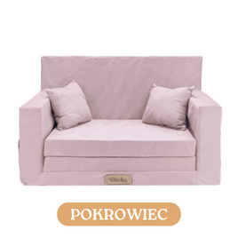 Personalized kids' foldable couch - beige