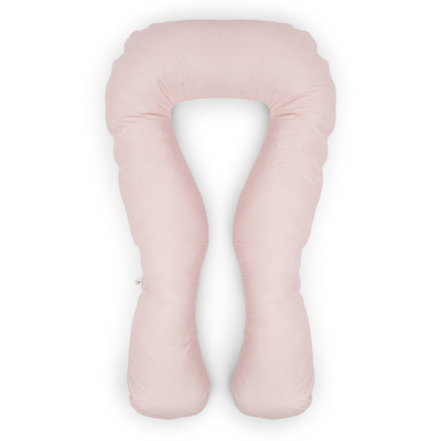 Pregnancy pillow navy blue with white U type pink