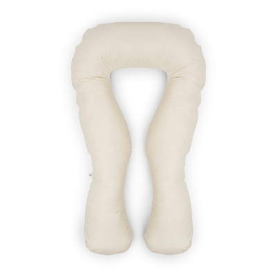 Schwangerschaft Kissen marineblau mit weißen U-Typ beige