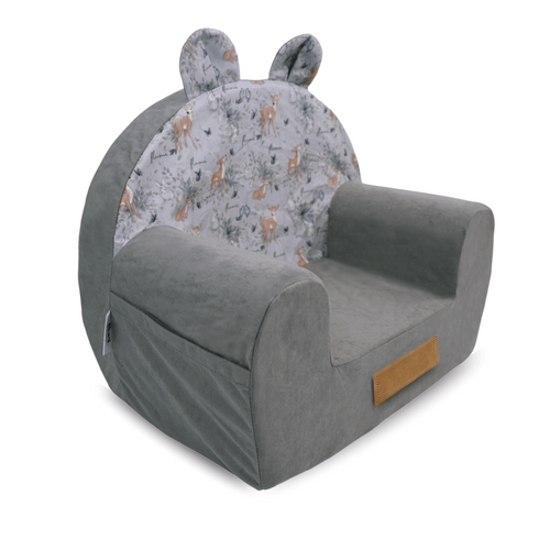 Personalisierter Schaumstoffsessel für Kinder Rehe