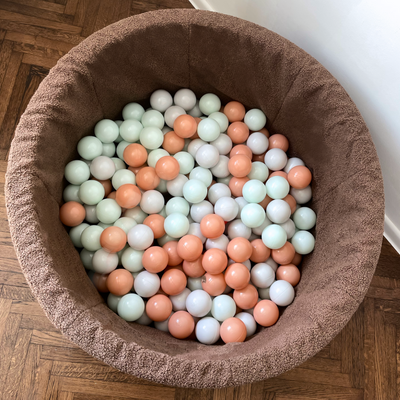  Personalisierte Bällebad Baby Bällepool Kinder mit 200 Bällebad Bälle / Schokoladen-Teddy