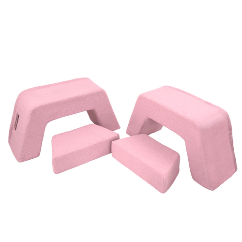 Personalized kids' foldable couch - beige