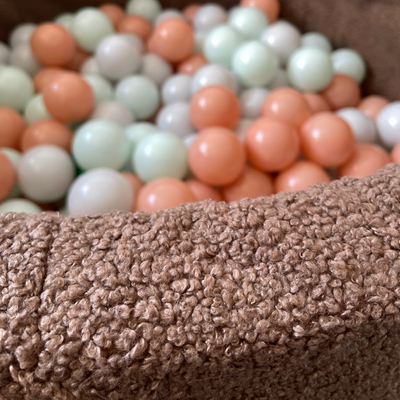  Personalisierte Bällebad Baby Bällepool Kinder mit 200 Bällebad Bälle / Schokoladen-Teddy