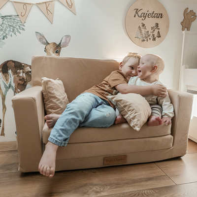 Personalisierter faltbarer Kinder - beige