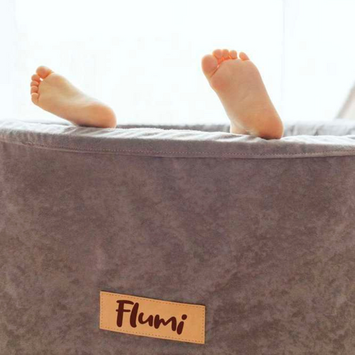 Personalisierte Bällebad Baby Bällepool Kinder 90x40cm mit 200 Bällebad Bälle grau